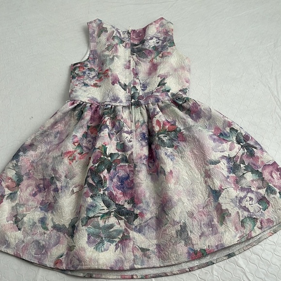 The Children’s Place multicolor floral fit and flare party dress with belt - Picture 5 of 10